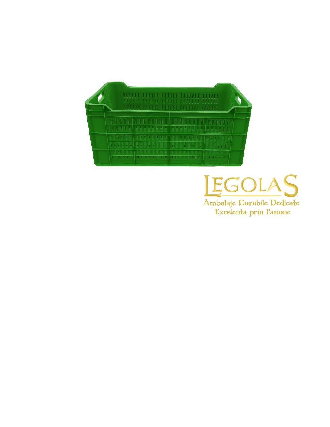 NAVETA PLASTIC M30 600X400X300-CULOARE VERDE